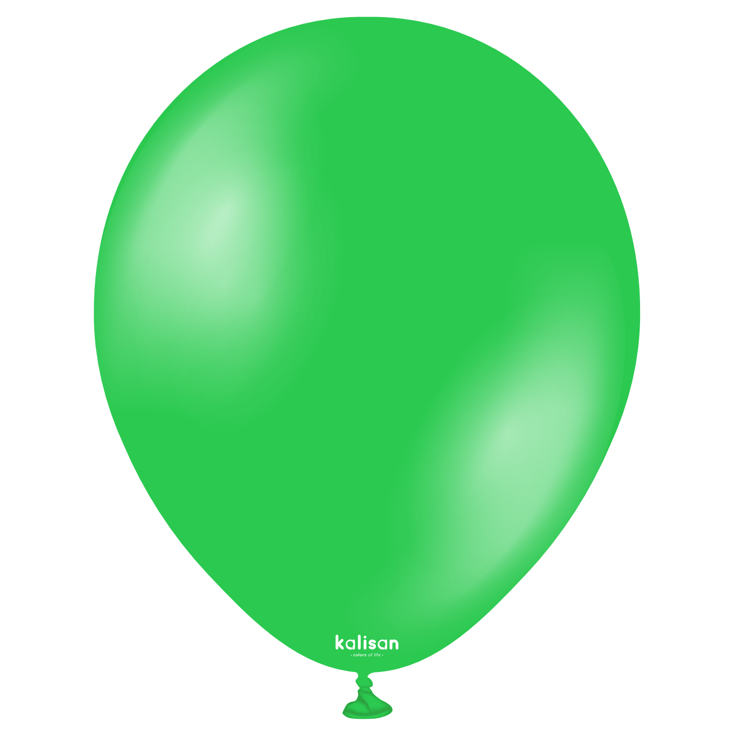 11'' Kalisan Metalik Çimen Yeşili Balon (Green) 50'li