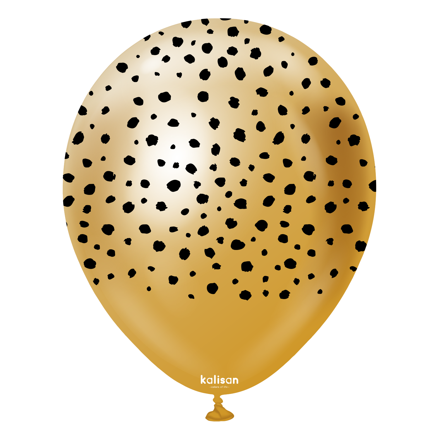 12'' Safari Mirror Gold Çita Tema Baskı 25'li