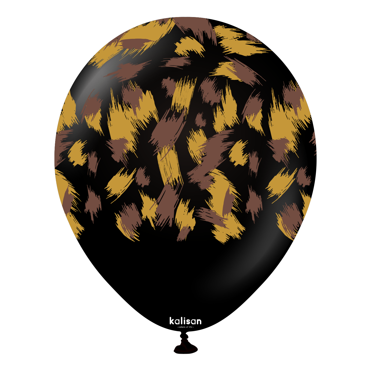 12'' Safari Siyah Savanna Tema Baskı 25'li