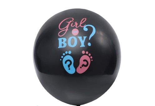 18'' Cinsiyet Balonu 2'li Pulsuz