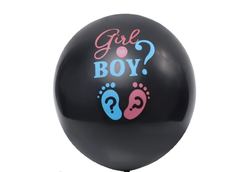 18'' Cinsiyet Balonu 2'li Pulsuz