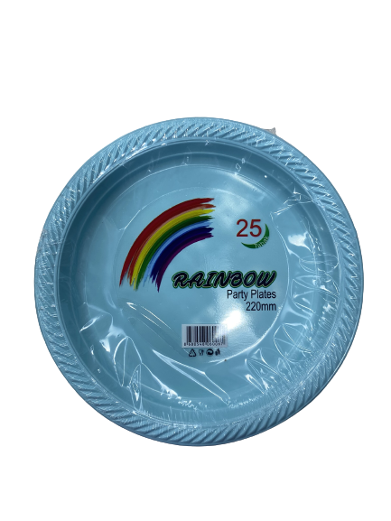 Plastik Mavi Tabak 25'li