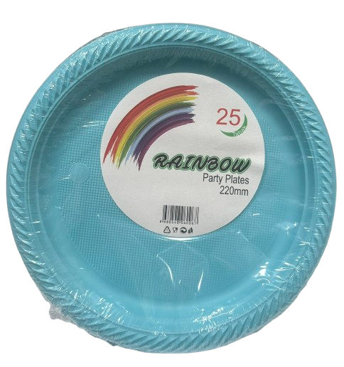 Plastik Mavi Tabak 25'li