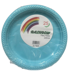 Plastik Mavi Tabak 25'li