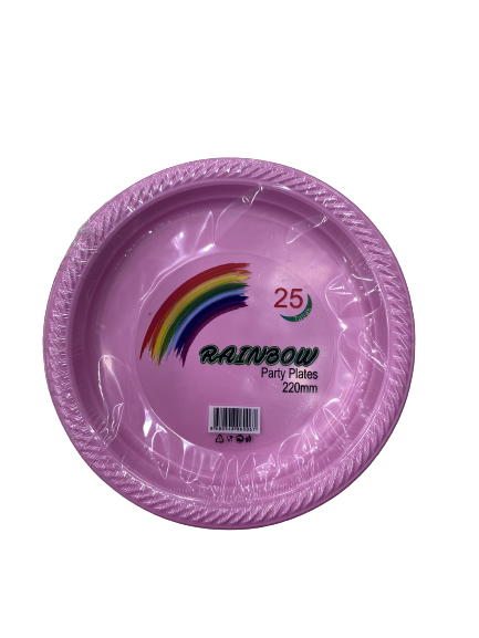Plastik Pembe Tabak 25'li