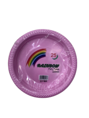 Plastik Pembe Tabak 25'li