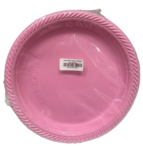 Plastik Pembe Tabak 25'li