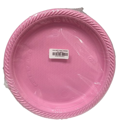 Plastik Pembe Tabak 25'li