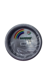 Plastik Gri Tabak 25'li