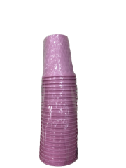Plastik Pembe Bardak 25'li