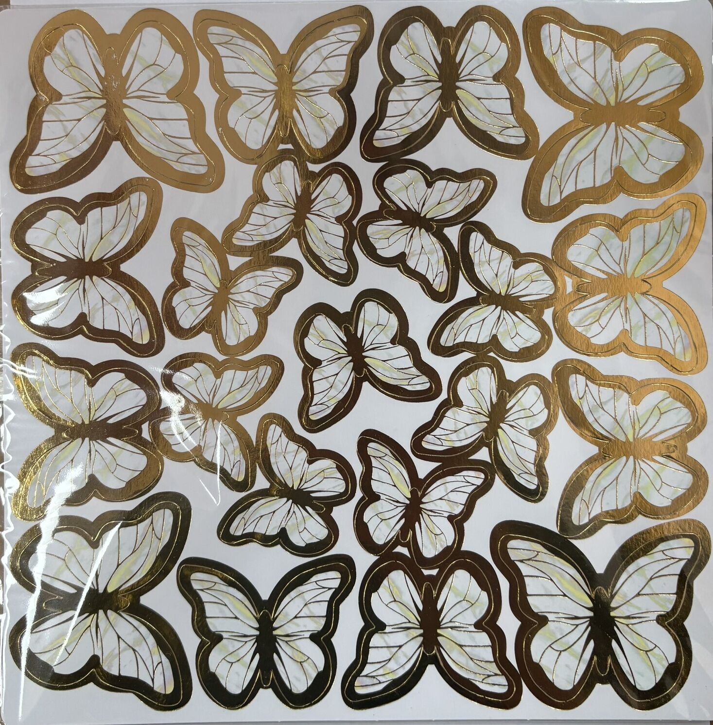 Beyaz Kelebek Pasta ve Balon Süsü