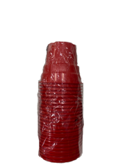Plastik Kırmızı Bardak 25'li