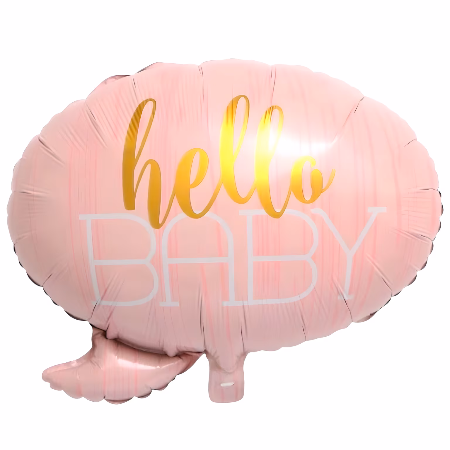 24'' Hello Baby Pembe Folyo Balon