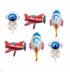 14'' Uzay Temalı Folyo Balon 6'lı Set