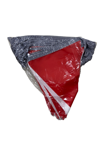 25m. Tela Kırmızı Beyaz Üçgen Flama