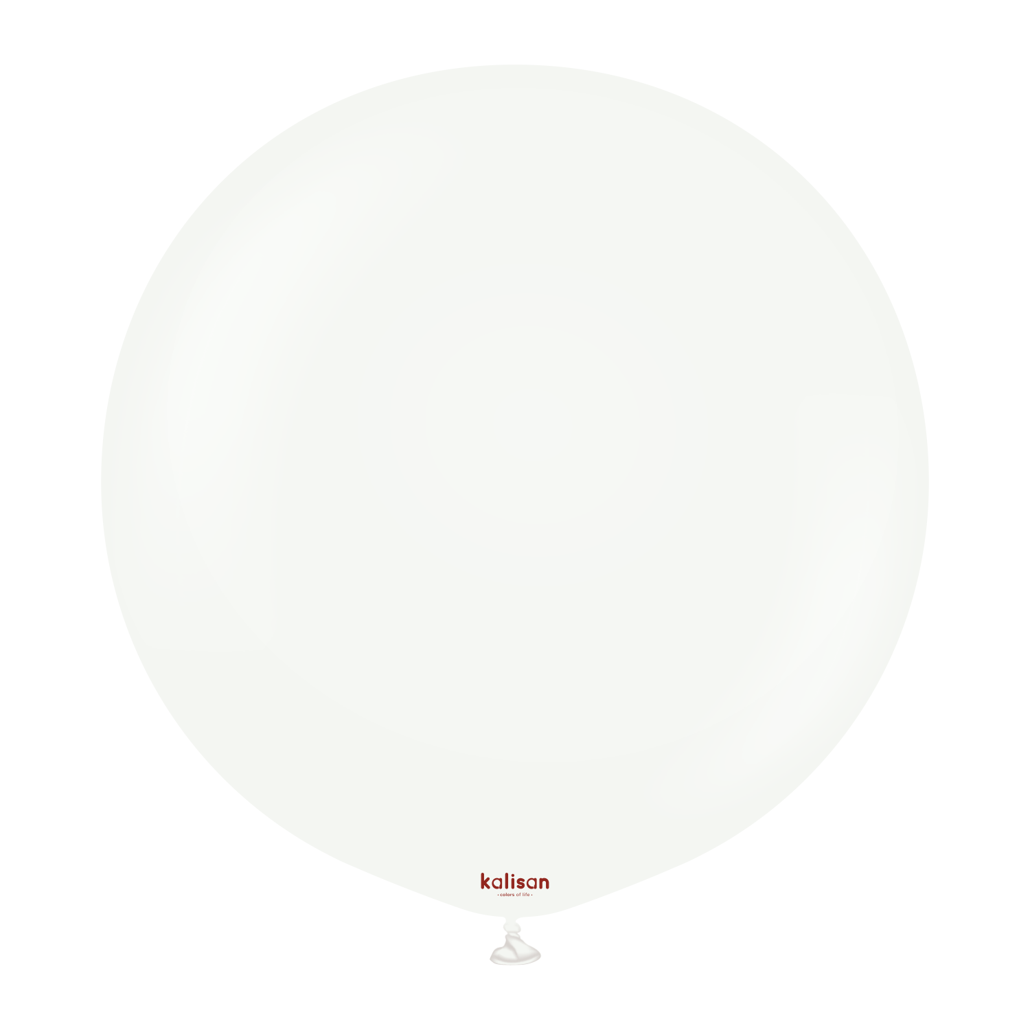 24'' Standart Balon Beyaz (White) 2'li