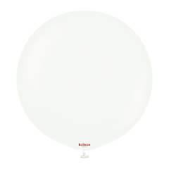 24'' Standart Balon Beyaz (White) 2'li