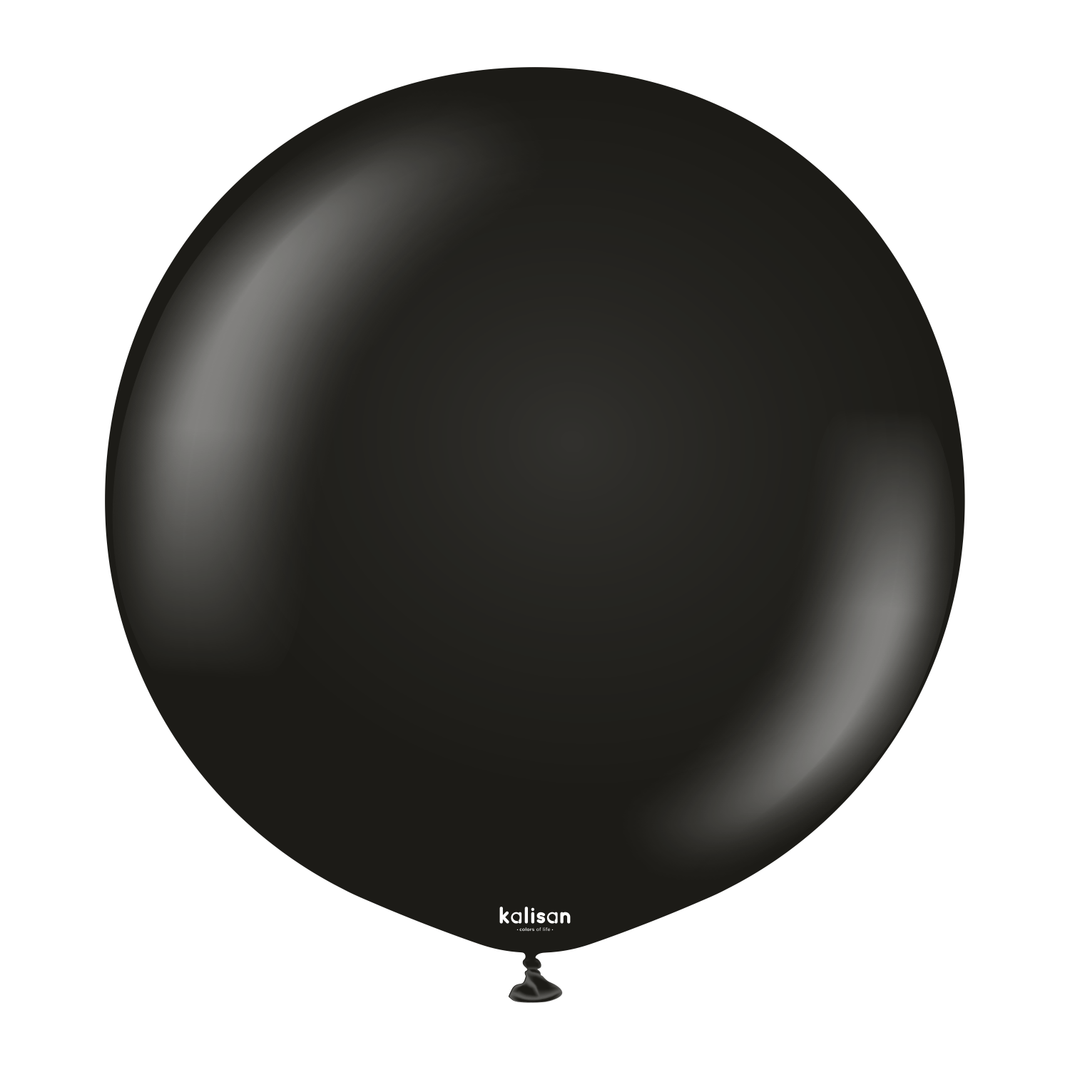 24'' Standart Balon Siyah (Black) 2'li