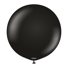 24'' Standart Balon Siyah (Black) 2'li