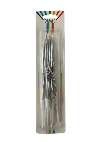 Kıvrımlı Mum Gümüş - MA