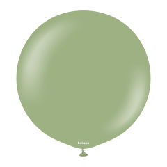 24'' Retro Balon Okaliptüs (Eucalyptus) 2'li
