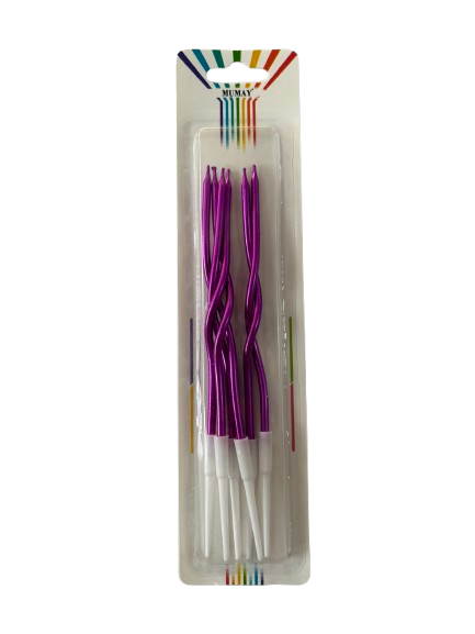 Kıvrımlı Mum Mor - MA