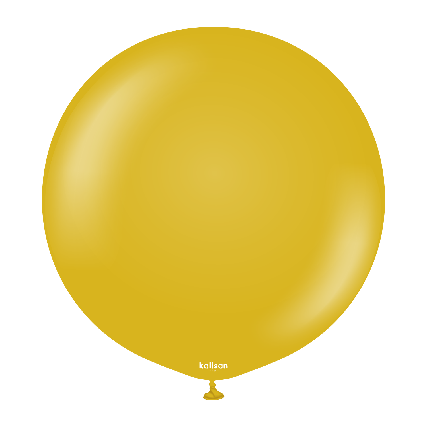24'' Retro Balon Zerdeçal (Mustard) 2'li