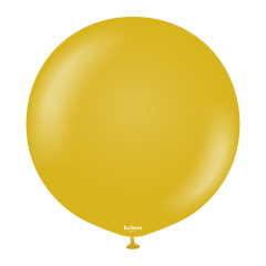 24'' Retro Balon Zerdeçal (Mustard) 2'li
