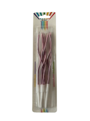 Kıvrımlı Mum Pembe - MA