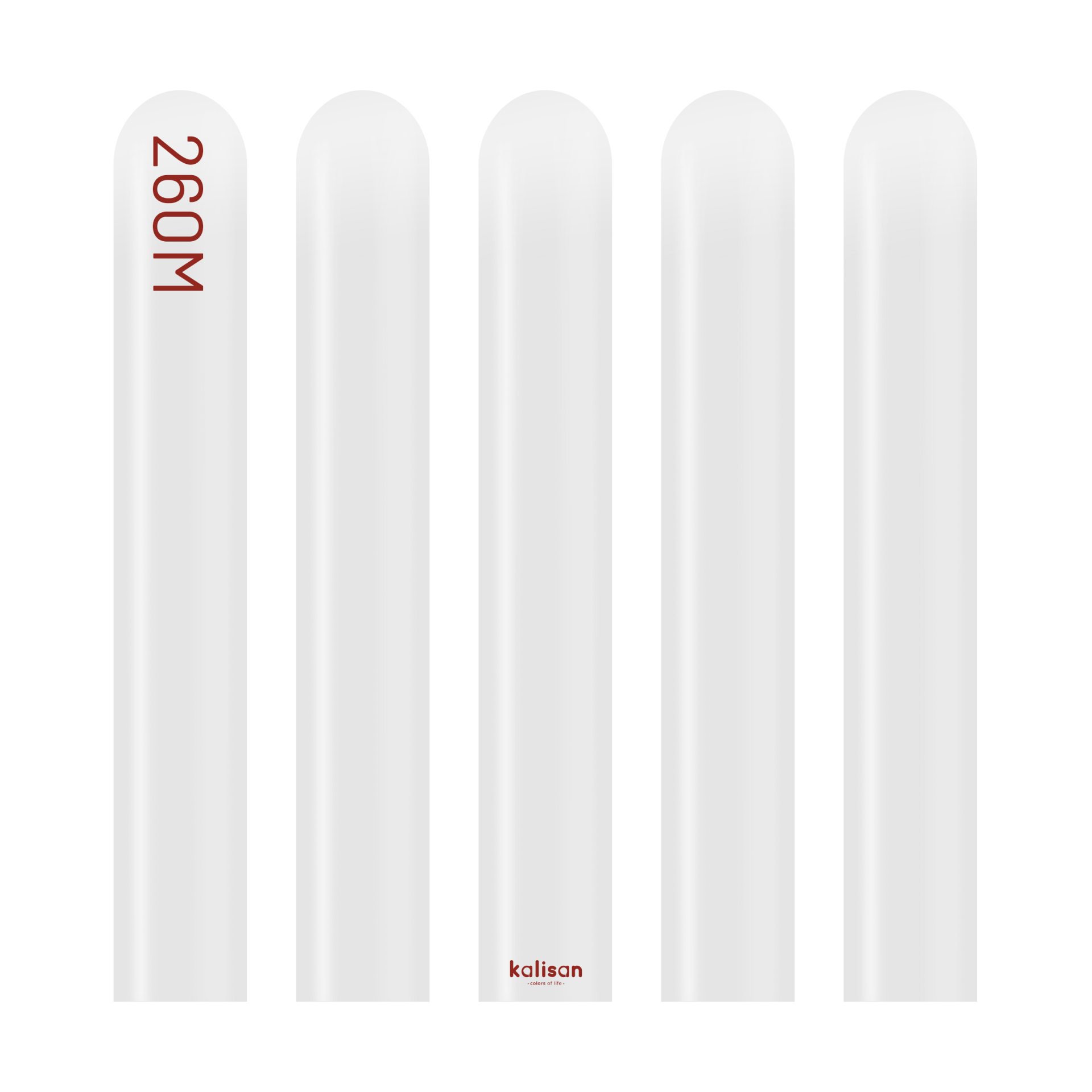 Pastel Şeffaf Sosis Balon (Transparent) 100'lü