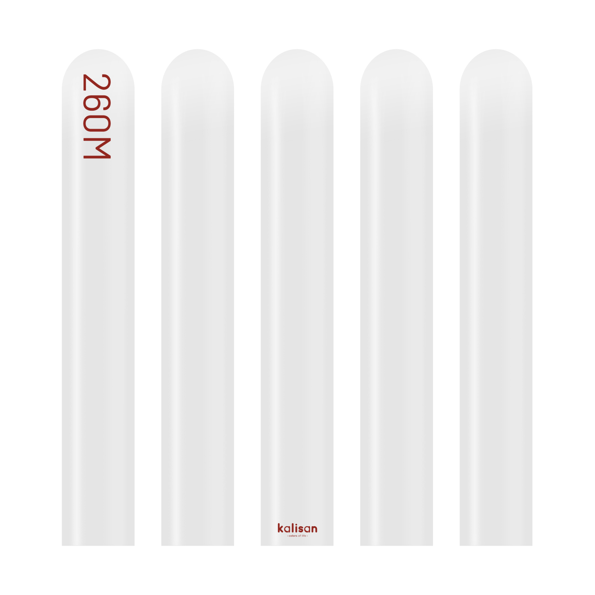Pastel Şeffaf Sosis Balon (Transparent) 100'lü