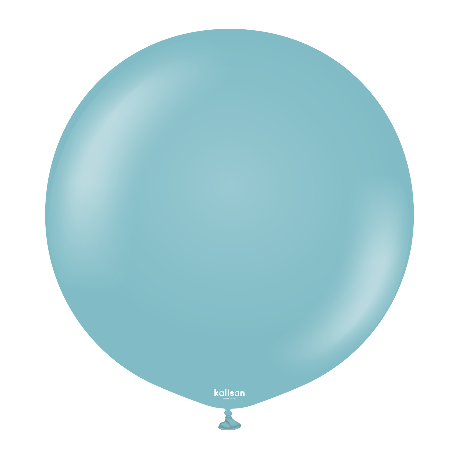 24'' Retro Balon Mavi Cam (Blue Glass) 2'li