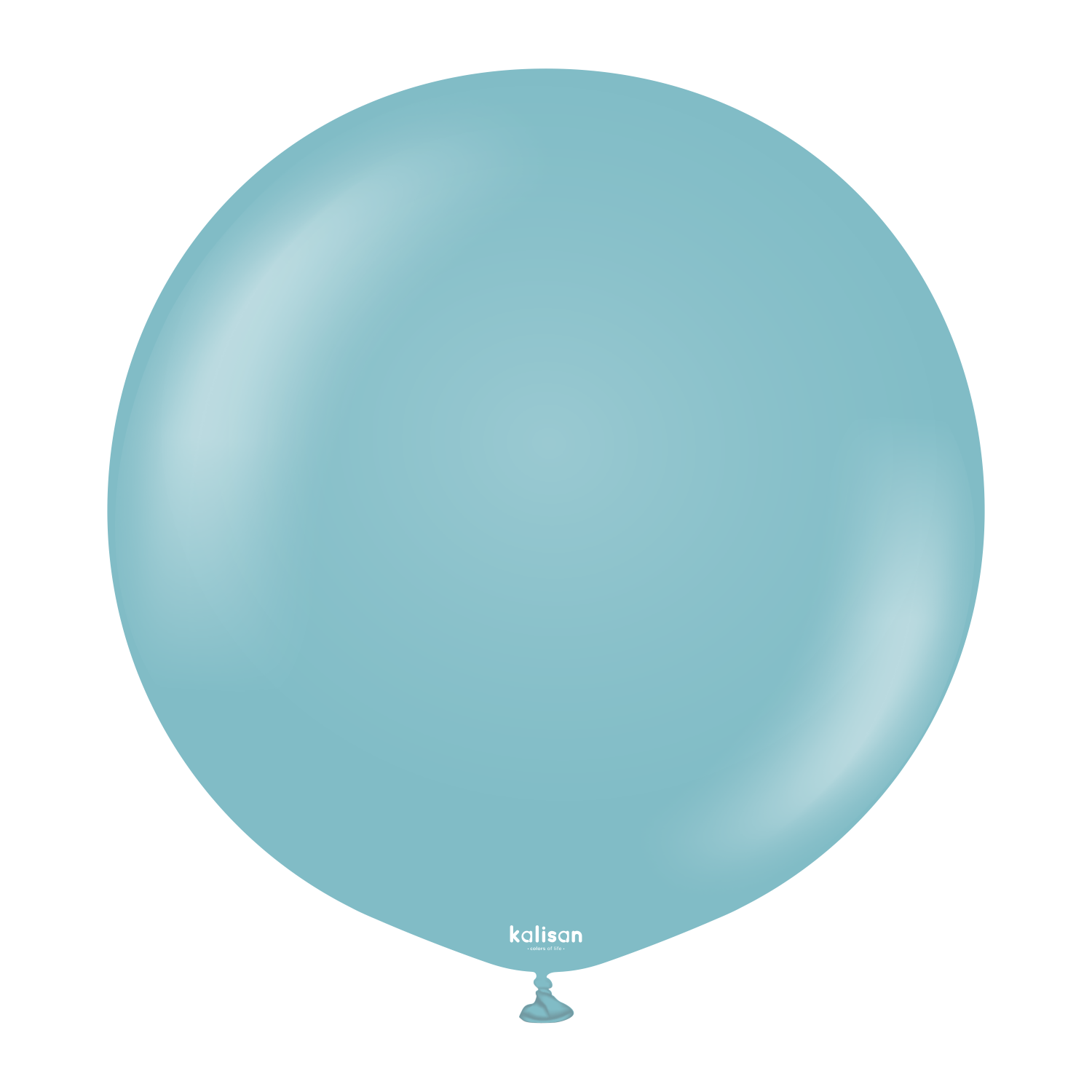 24'' Retro Balon Mavi Cam (Blue Glass) 2'li