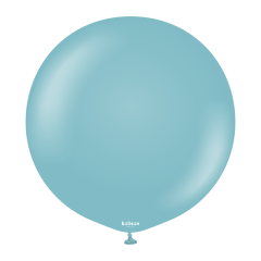 24'' Retro Balon Mavi Cam (Blue Glass) 2'li