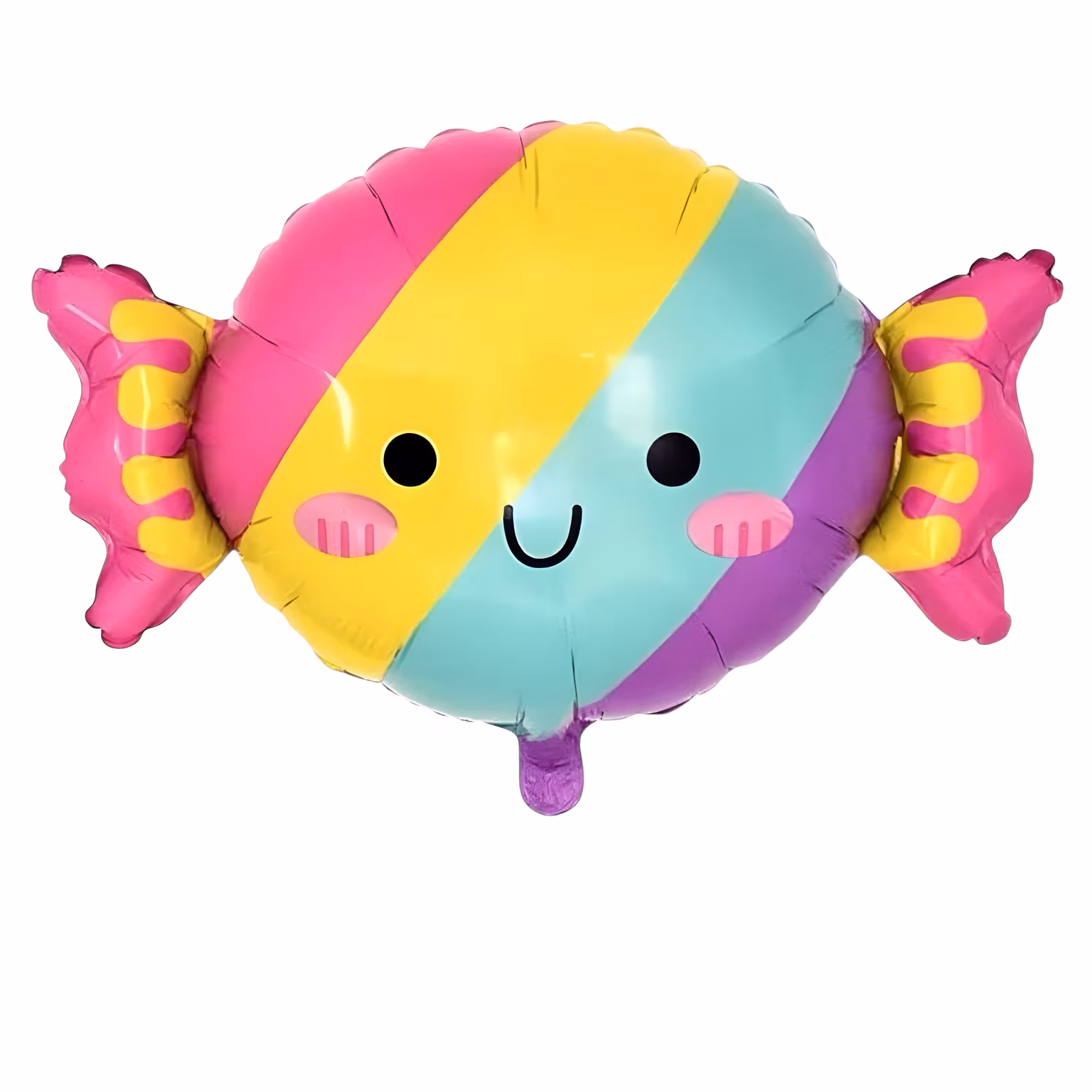 Renkli Şeker Folyo Balon 63x45