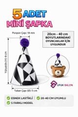 5li Mini Şapka