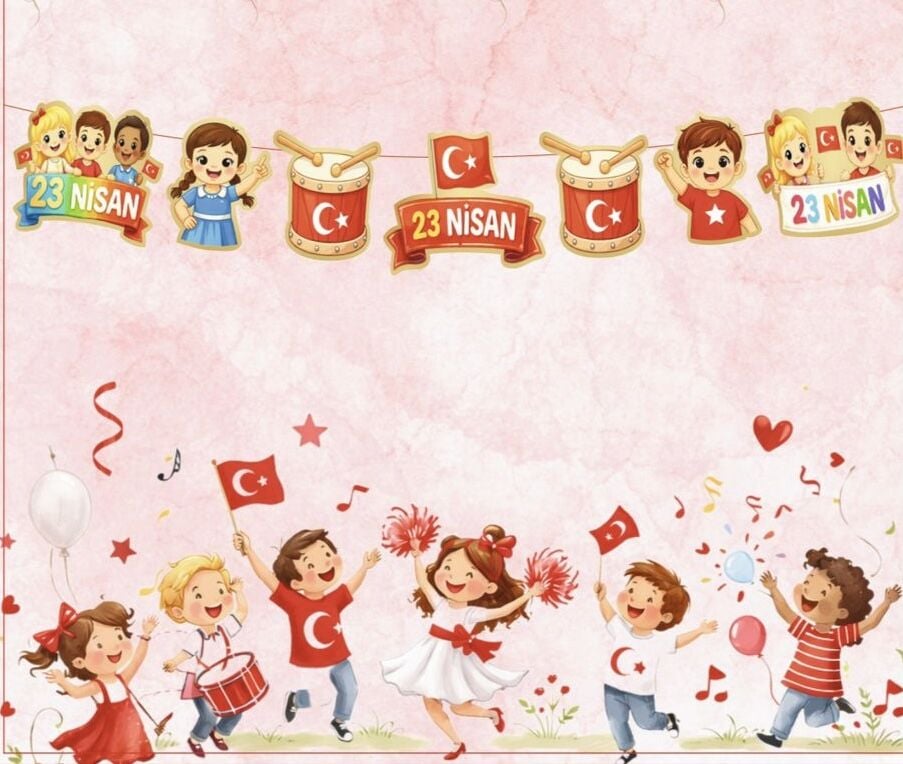 23 Nisan Temalı Dekor Süs