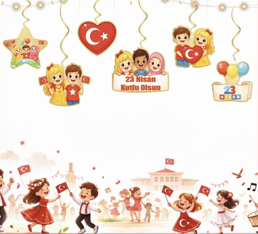 23 Nisan Temalı Tavan Sarkıtı
