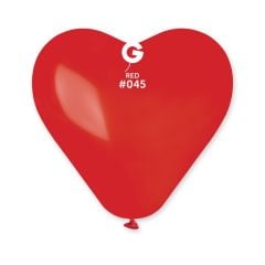 12'' Düz Kalp Balon 50'li