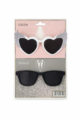 Gelin - Damat Gözlük Gümüş