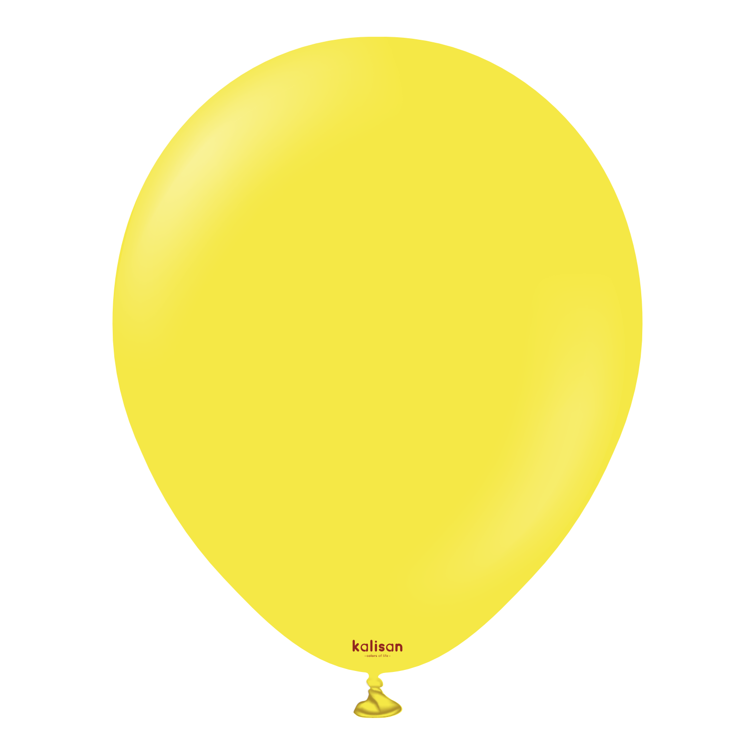 18'' Standart Balon Sarı (Yellow) 5'li