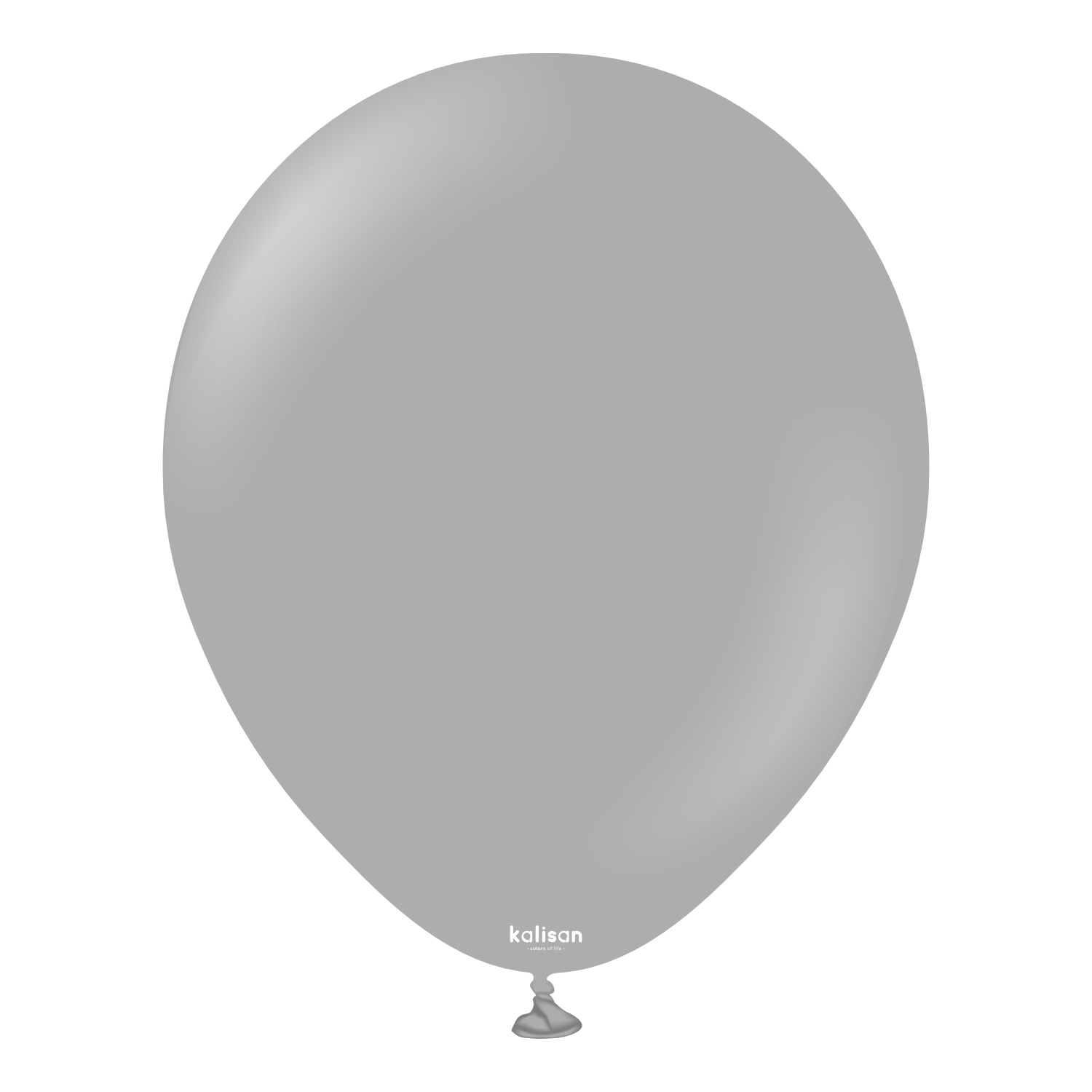 18'' Standart Balon Gri (Grey) 5'li