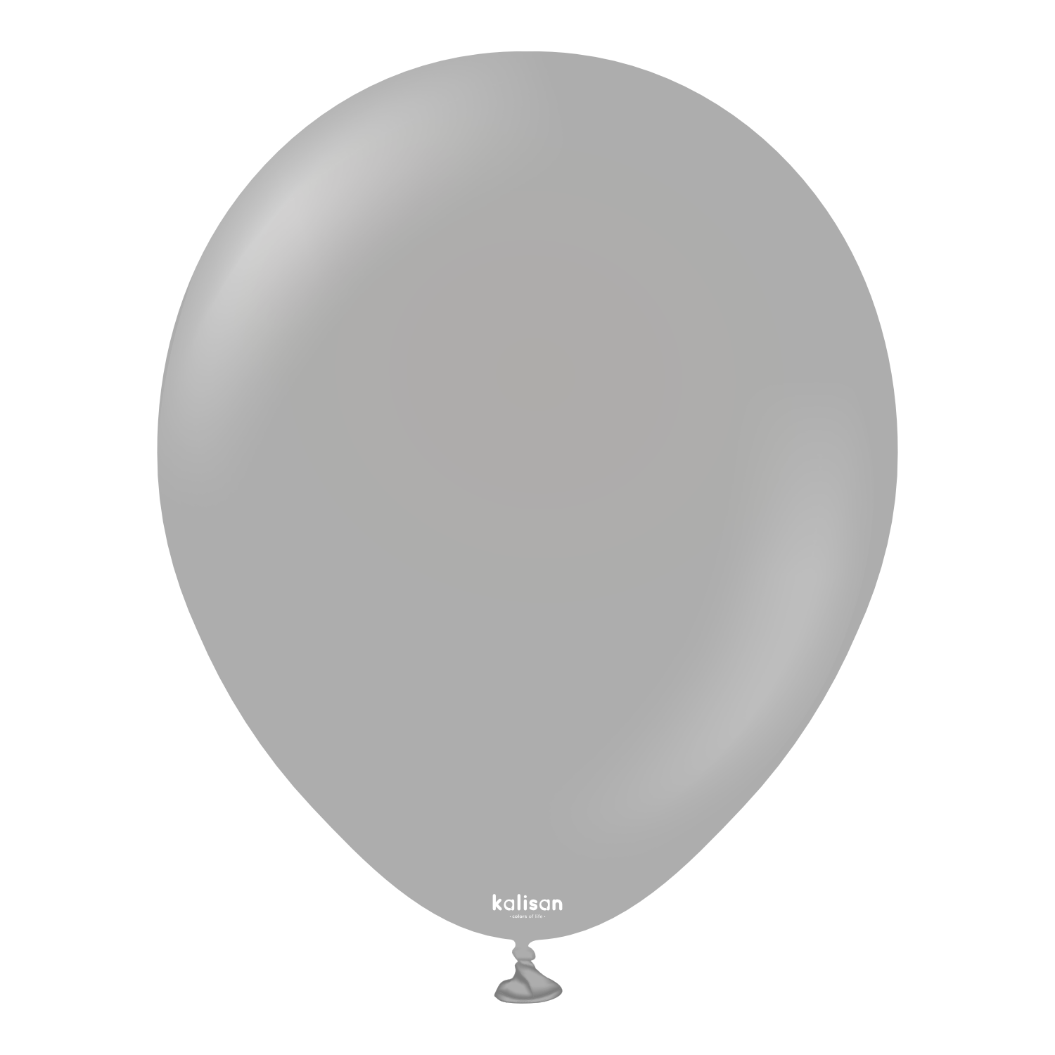 18'' Standart Balon Gri (Grey) 5'li