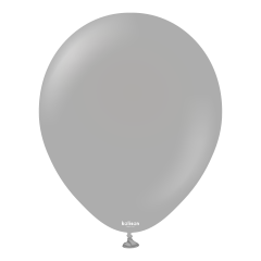 18'' Standart Balon Gri (Grey) 5'li