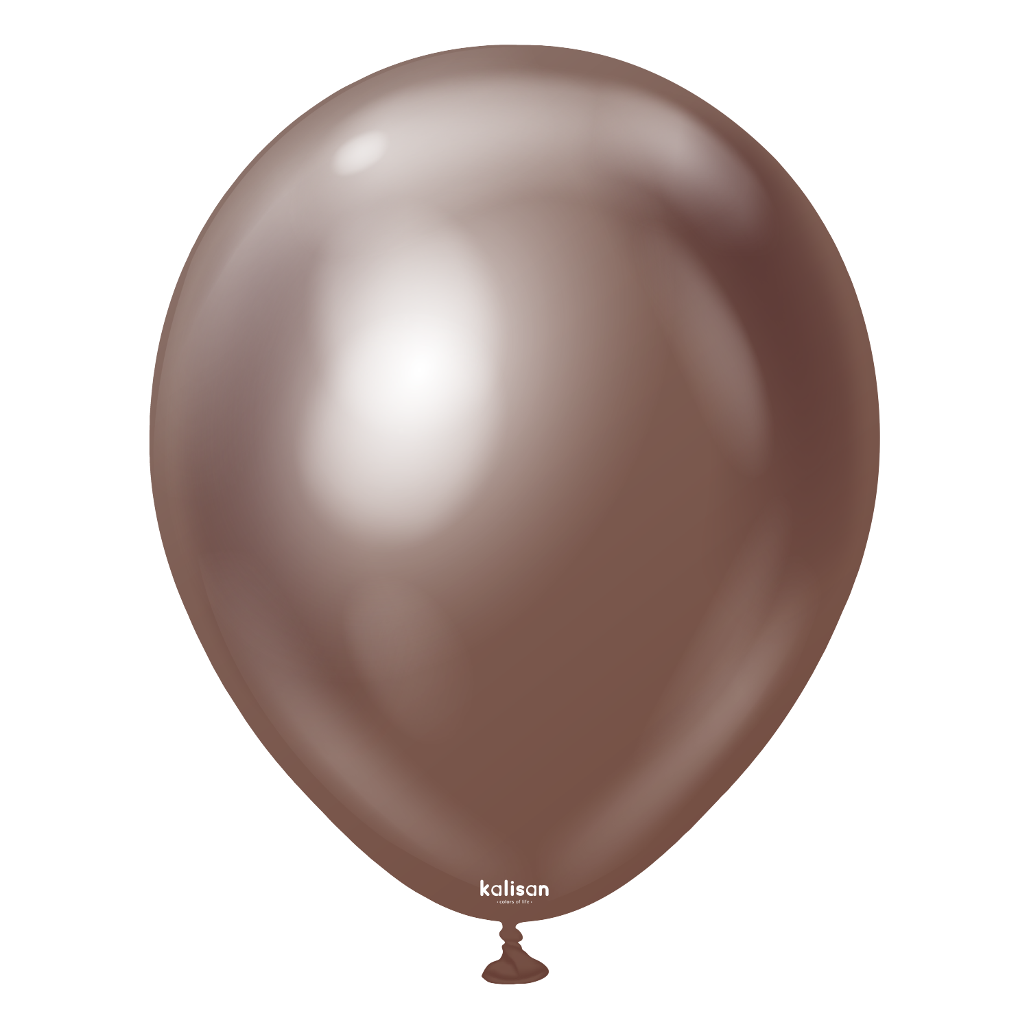 12'' Mirror Balon Çikolata Kahve (Chocolate) 50’li