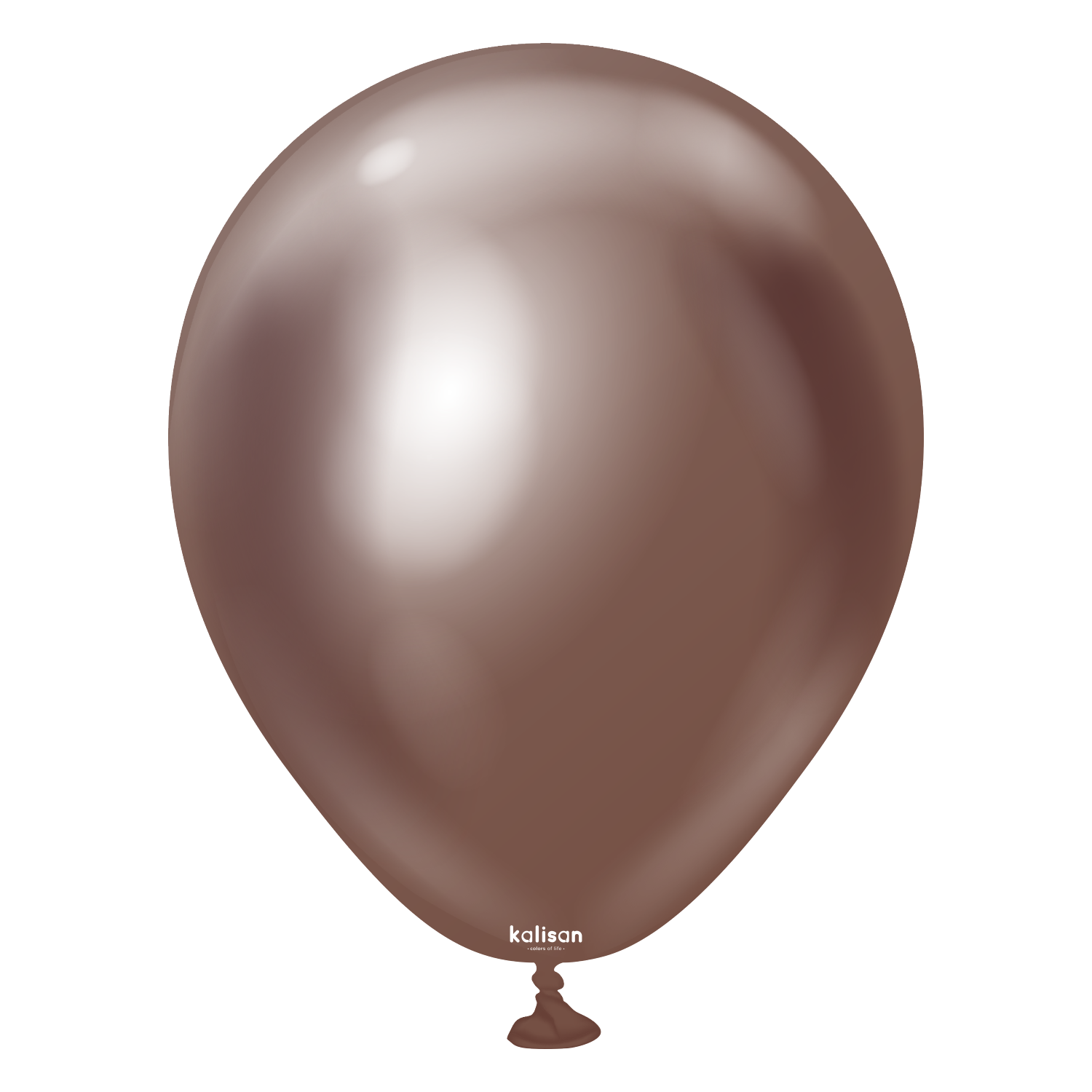5'' Mirror Balon Çikolata Kahve (Chocolate) 100’lü