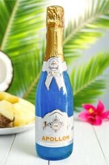 Alkolsüz Şampanya Mavi - Ananas Tekli