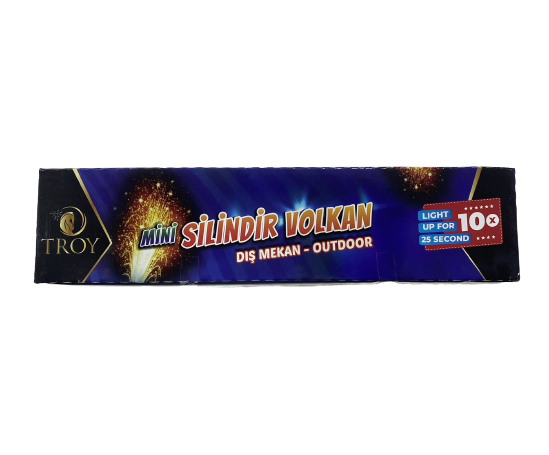 Troy Dış Mekan Silindir Volkan 10'lu