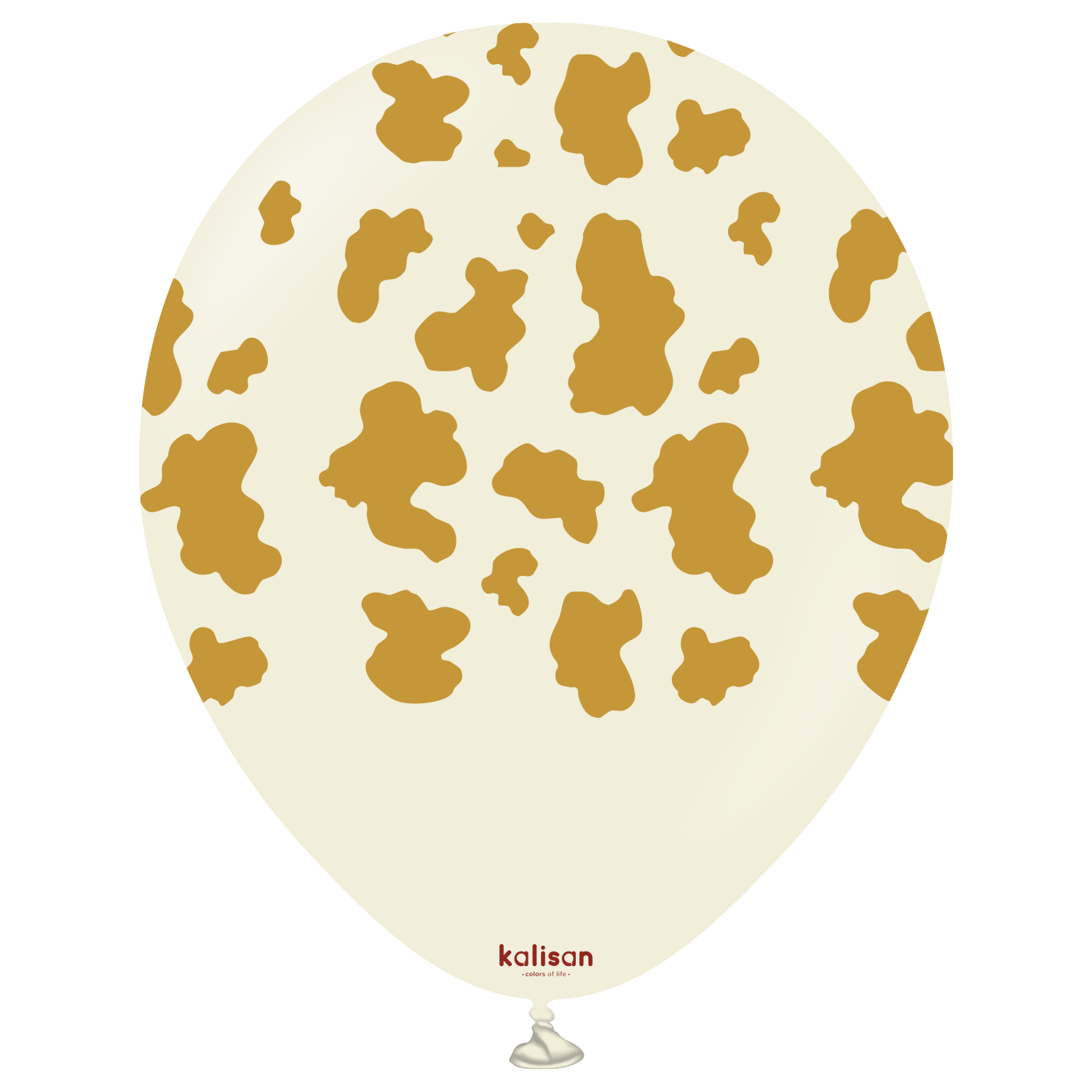 12'' Safari Deniz Kumu Cow (İnek) Tema Baskı 25'li
