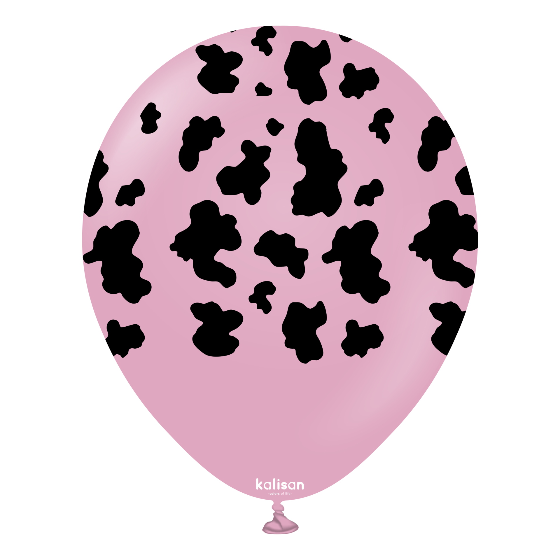12'' Safari Toz Pembe Cow (İnek) Tema Baskı 25'li